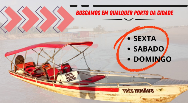 Banner do anúncio VÉI Transporte Fluvial