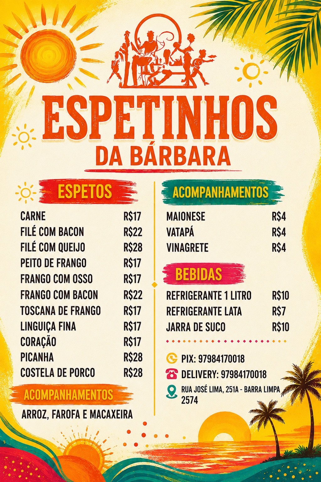 Espetinho da Barbara